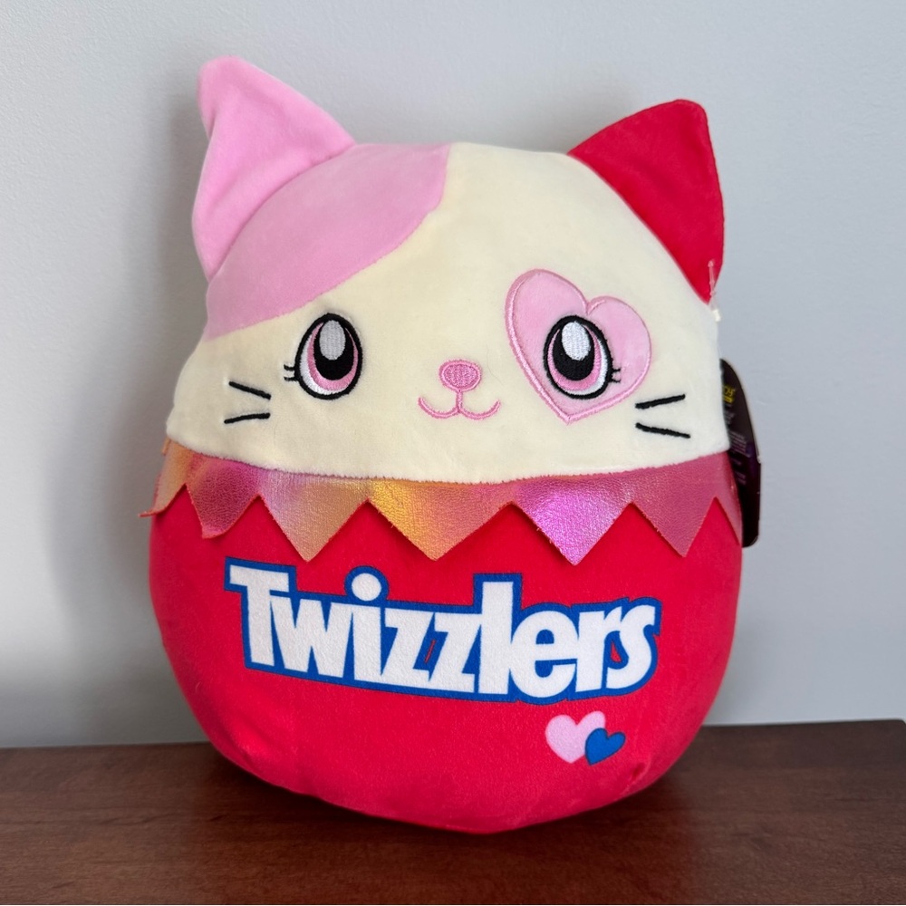 Squishmallows x Hershey’s Twizzlers Karina the Cat 12” NWT